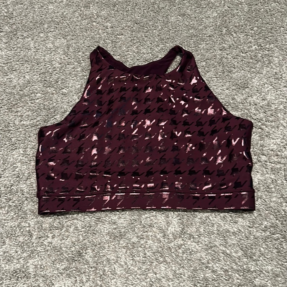 Peloton Foil Houndstooth Sports Bra